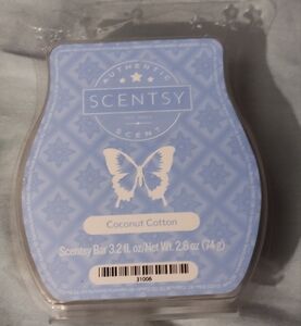 NWT! Scentsy Wax Bar (Coconut Cotton)